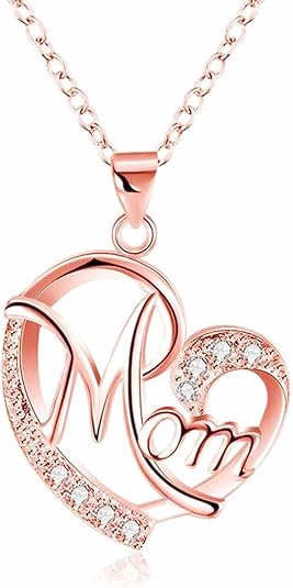 Elegant sterling silver necklace for mom, nana, or grandma gift from loved ones.