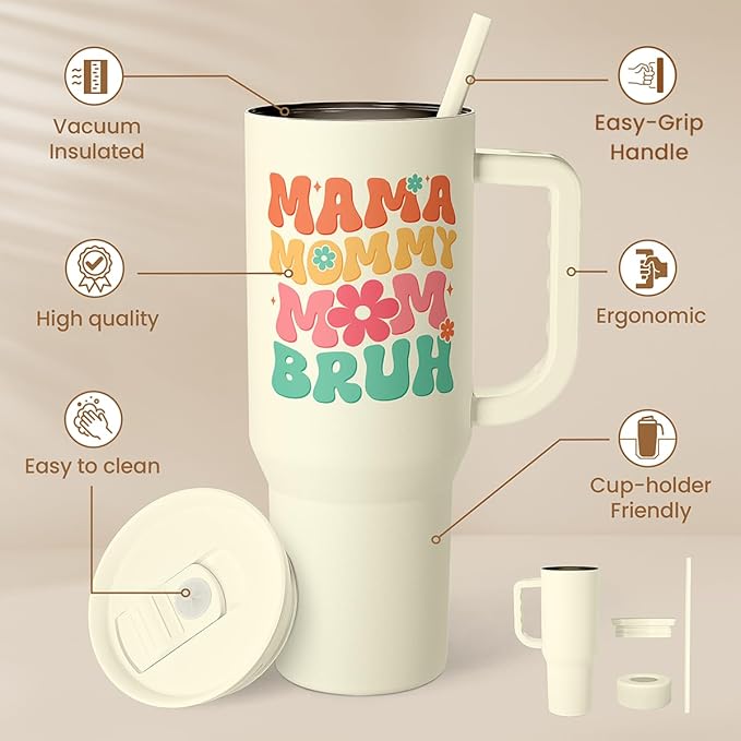 For Mom With Love – Daily Use Tumbler Gift