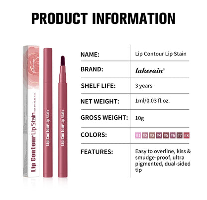 Dual-Ended Lip Stain & Liner – Smooth Application & Rich Color