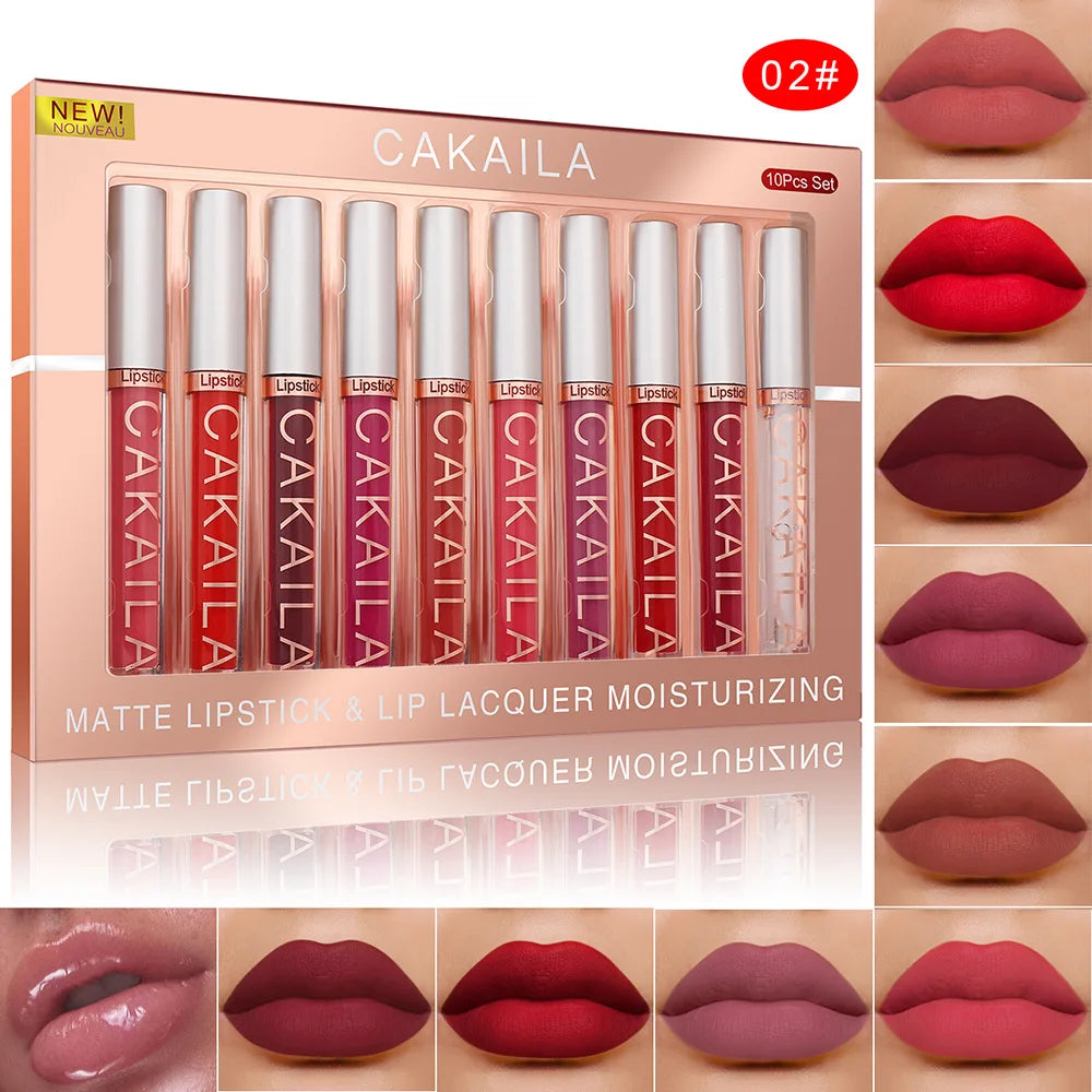 Liquid Lipstick Set – Rich Color Payoff with a Velvet Matte Finish