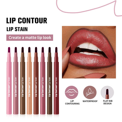 Dual-Ended Lip Stain & Liner – Smooth Application & Rich Color