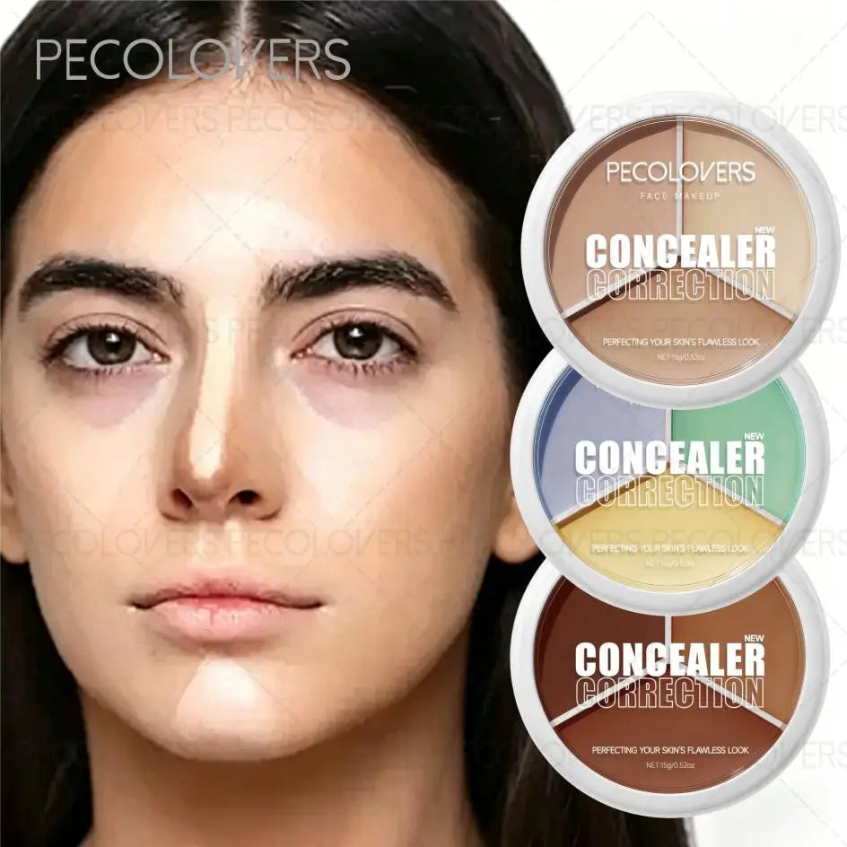 3-Color Concealer Palette – Long-Lasting Coverage for a Natural Look