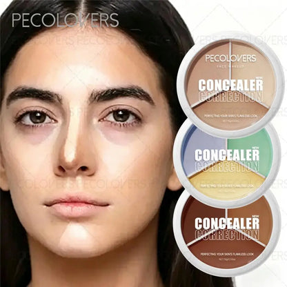 3-Color Concealer Palette – Long-Lasting Coverage for a Natural Look