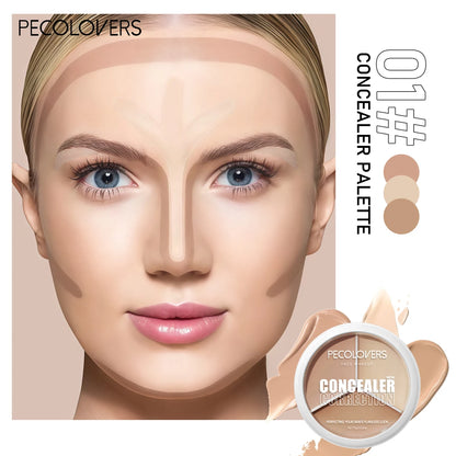 3-Color Concealer Palette – Long-Lasting Coverage for a Natural Look