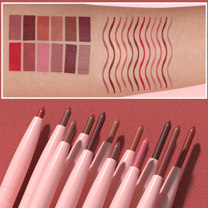 Matte Lip Liner Collection – 6 Long-Wear Nude & Pink Shades