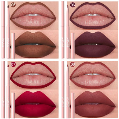 Matte Lip Liner Collection – 6 Long-Wear Nude & Pink Shades