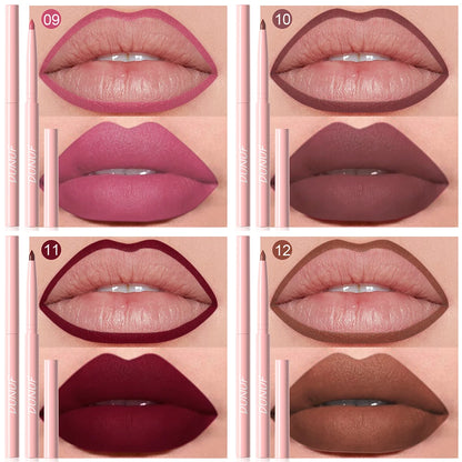 Matte Lip Liner Collection – 6 Long-Wear Nude & Pink Shades