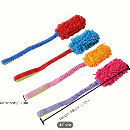 Durable Rope Dog Toy for Aggressive Chewers – Plush Tug & Teeth Cleaning Toy