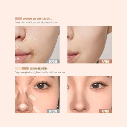 3-Color Concealer Palette – Long-Lasting Coverage for a Natural Look