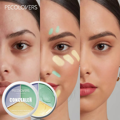 3-Color Concealer Palette – Long-Lasting Coverage for a Natural Look