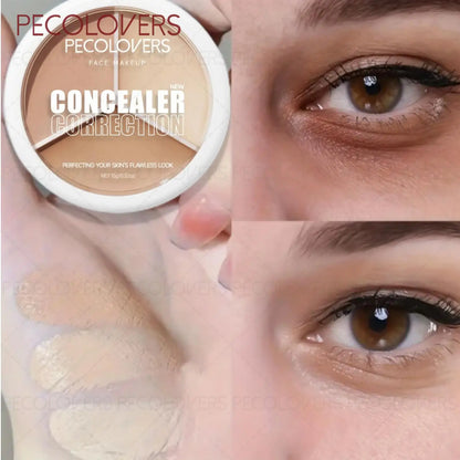 3-Color Concealer Palette – Long-Lasting Coverage for a Natural Look
