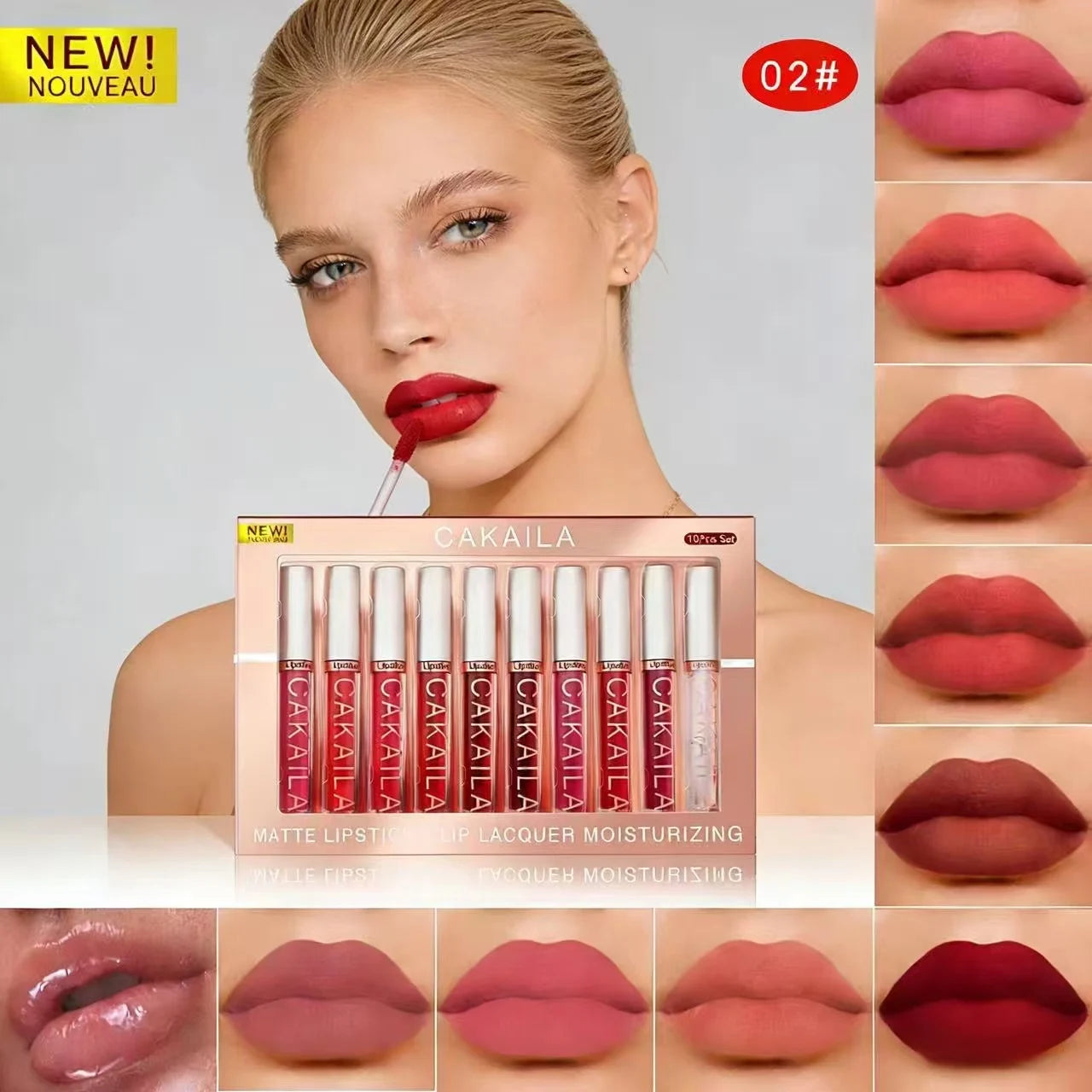 Liquid Lipstick Set – Rich Color Payoff with a Velvet Matte Finish
