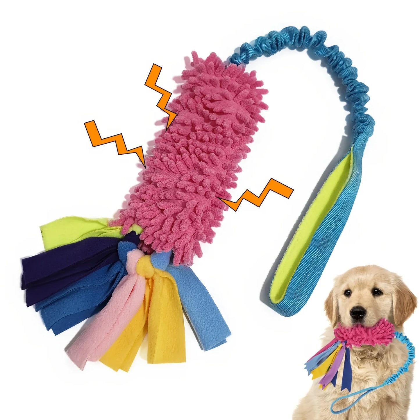 Durable Rope Dog Toy for Aggressive Chewers – Plush Tug & Teeth Cleaning Toy