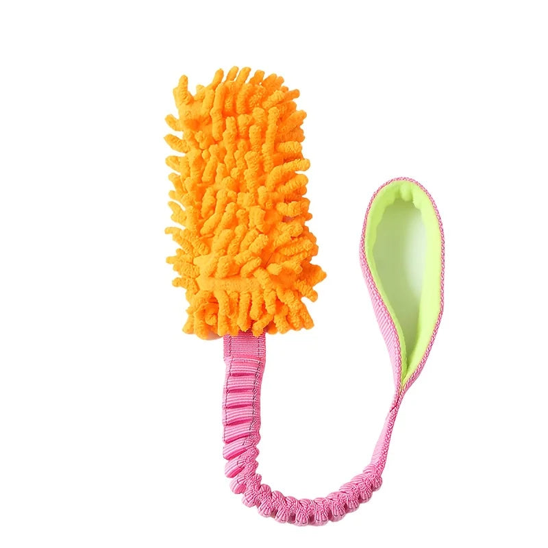 Durable Rope Dog Toy for Aggressive Chewers – Plush Tug & Teeth Cleaning Toy