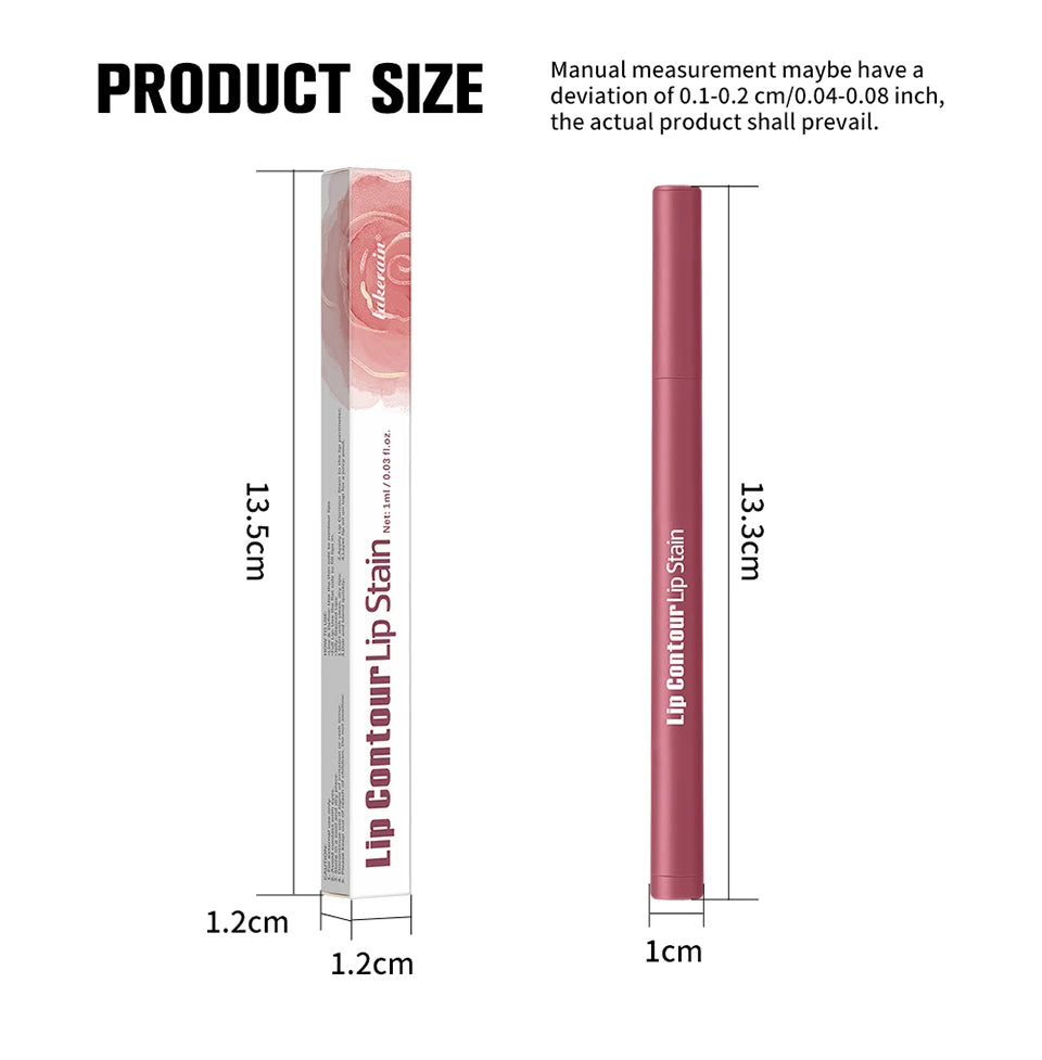 Dual-Ended Lip Stain & Liner – Smooth Application & Rich Color