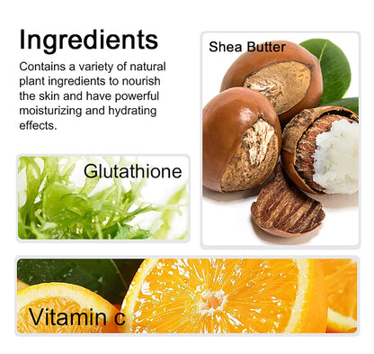 Glutathione & Vitamin C Brightening Cream Set for Face & Body – Moisturizing Formula