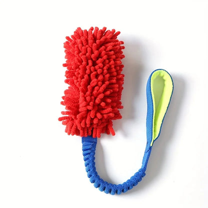 Durable Rope Dog Toy for Aggressive Chewers – Plush Tug & Teeth Cleaning Toy