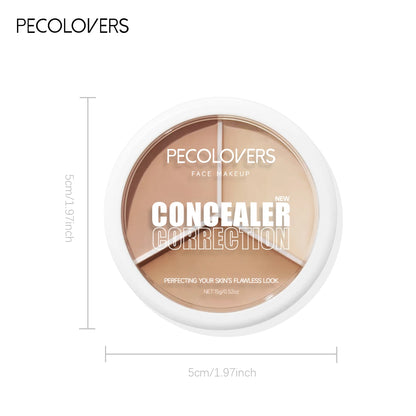 3-Color Concealer Palette – Long-Lasting Coverage for a Natural Look