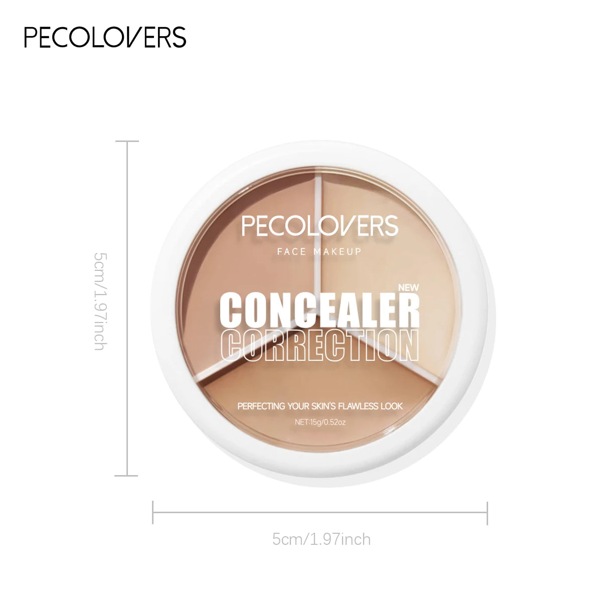 3-Color Concealer Palette – Long-Lasting Coverage for a Natural Look