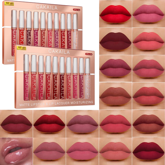 Liquid Lipstick Set – Rich Color Payoff with a Velvet Matte Finish