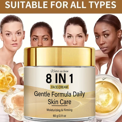 8-in-1 Face Cream with Retinol, Collagen, Vitamin C & Hyaluronic Acid – 60g