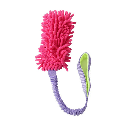 Durable Rope Dog Toy for Aggressive Chewers – Plush Tug & Teeth Cleaning Toy