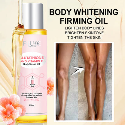 Glutathione & Vitamin C Brightening Cream Set for Face & Body – Moisturizing Formula