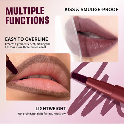Dual-Ended Lip Stain & Liner – Smooth Application & Rich Color