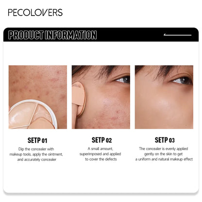 3-Color Concealer Palette – Long-Lasting Coverage for a Natural Look