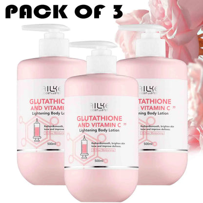 Glutathione & Vitamin C Brightening Cream Set for Face & Body – Moisturizing Formula