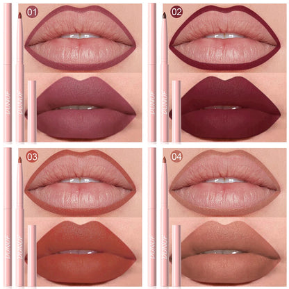 Matte Lip Liner Collection – 6 Long-Wear Nude & Pink Shades